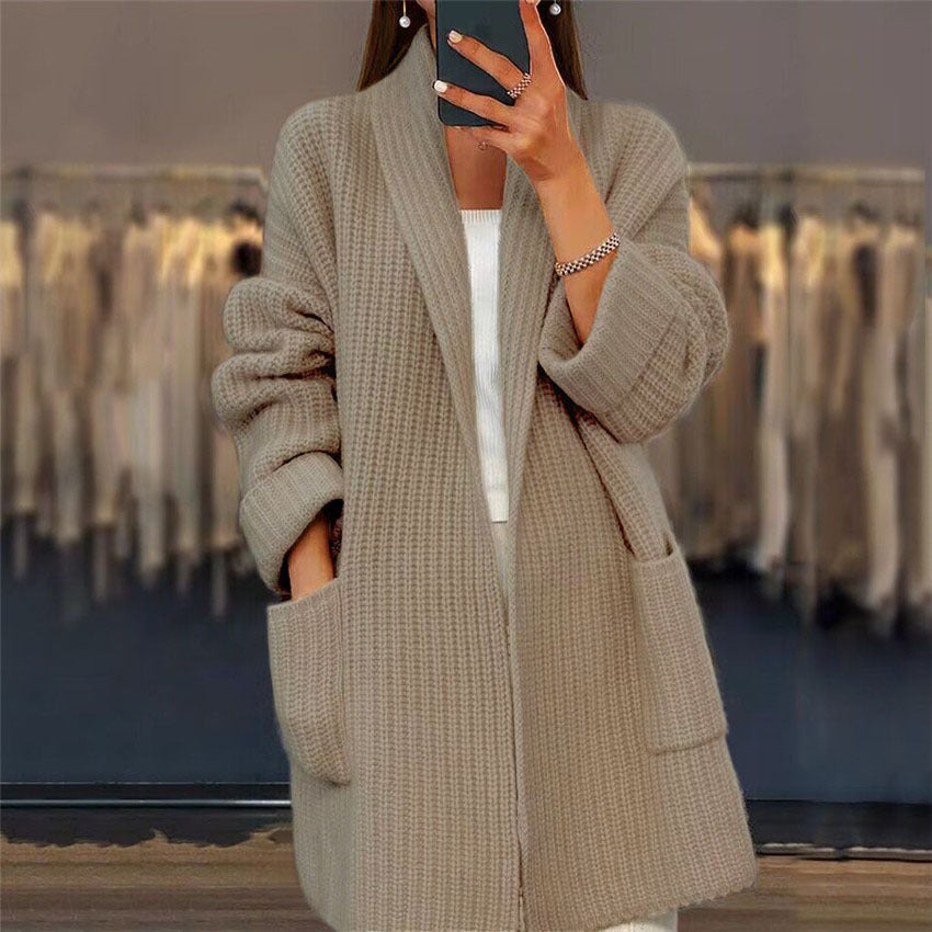 Livia | Cozy Pocket Cardigan