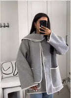 Sophia | Stylish Women's Coat with Scarf