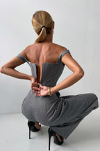 Luna - Elegant driedelig set met een double-breasted blazer