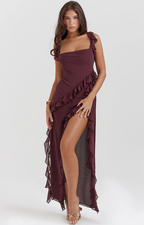 Viviana | Ruffle Maxi Dress