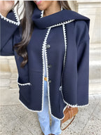 Sophia | Stylish Women's Coat with Scarf