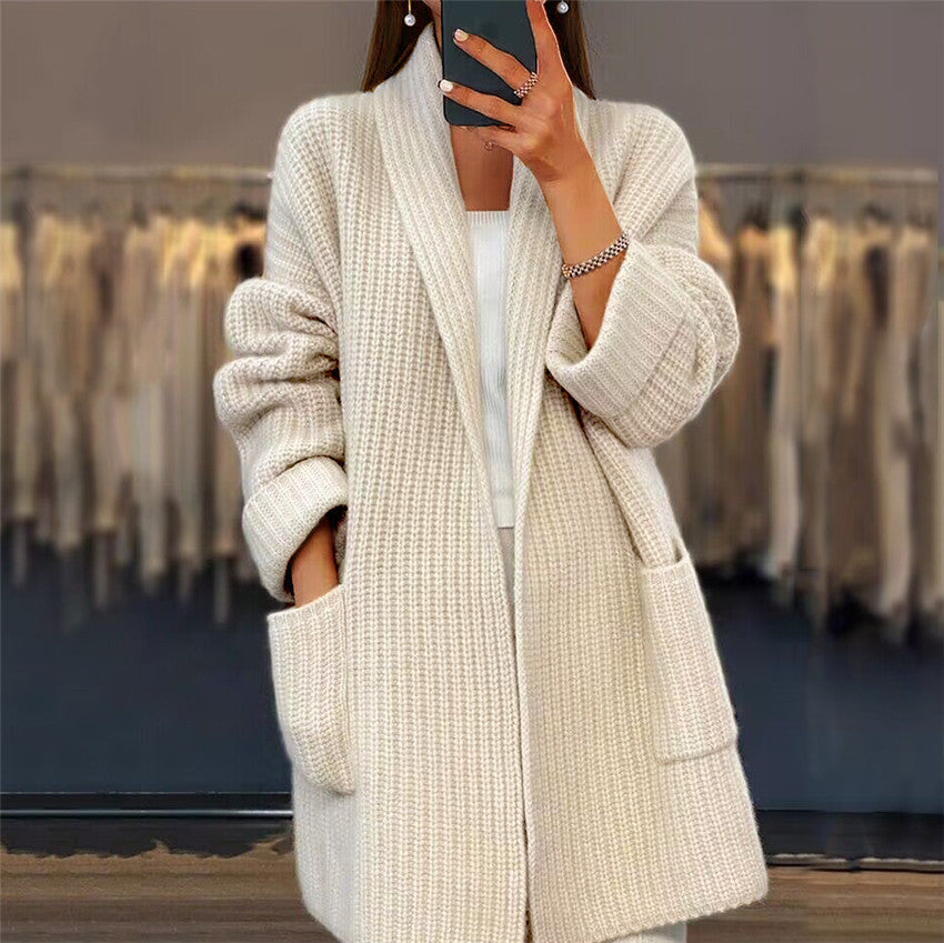 Livia | Cozy Pocket Cardigan