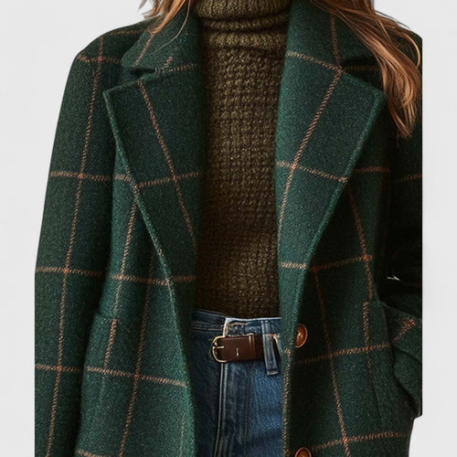 Aurelia | Forest Check Coat