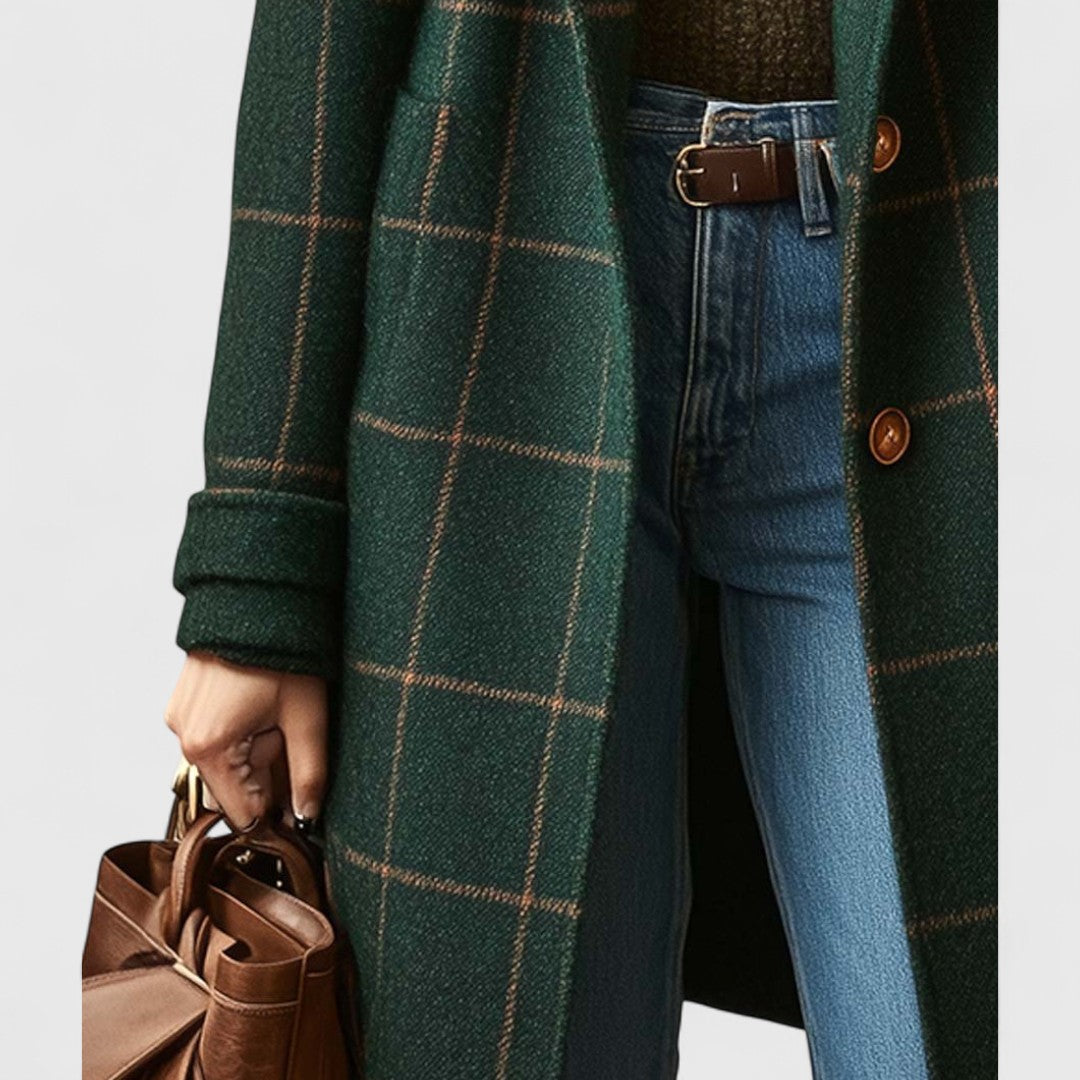 Aurelia | Forest Check Coat