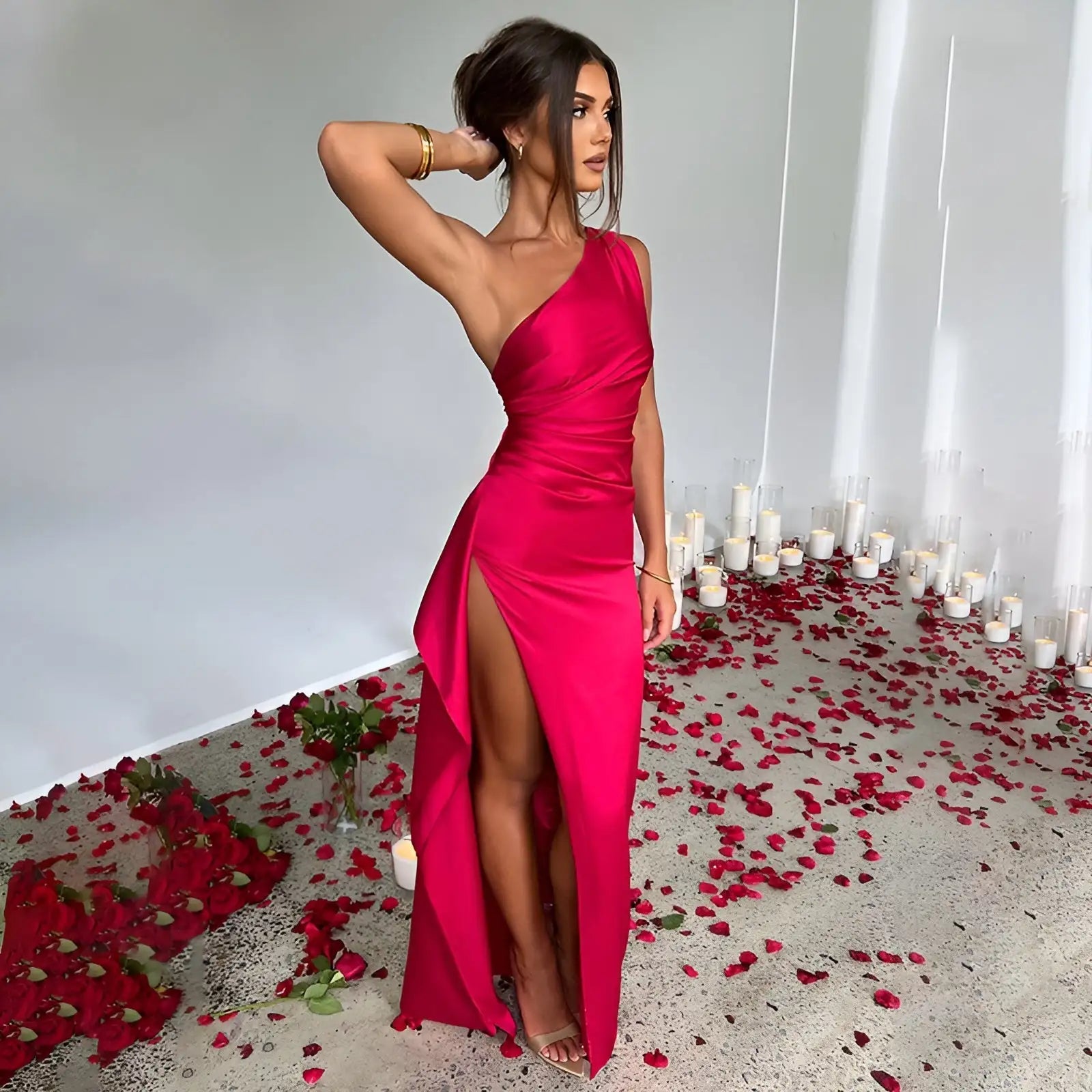 Luna | Satin Luxe Dress